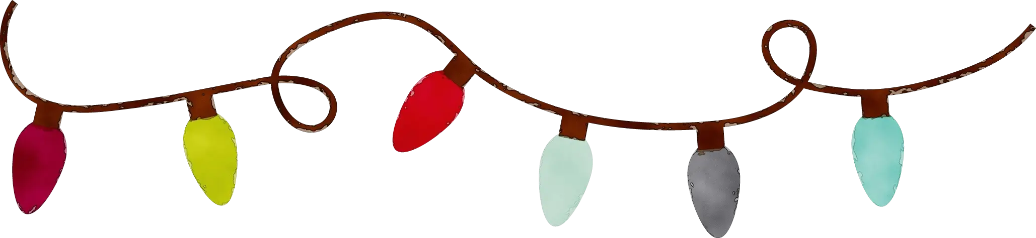 String of Colorful Christmas Lights