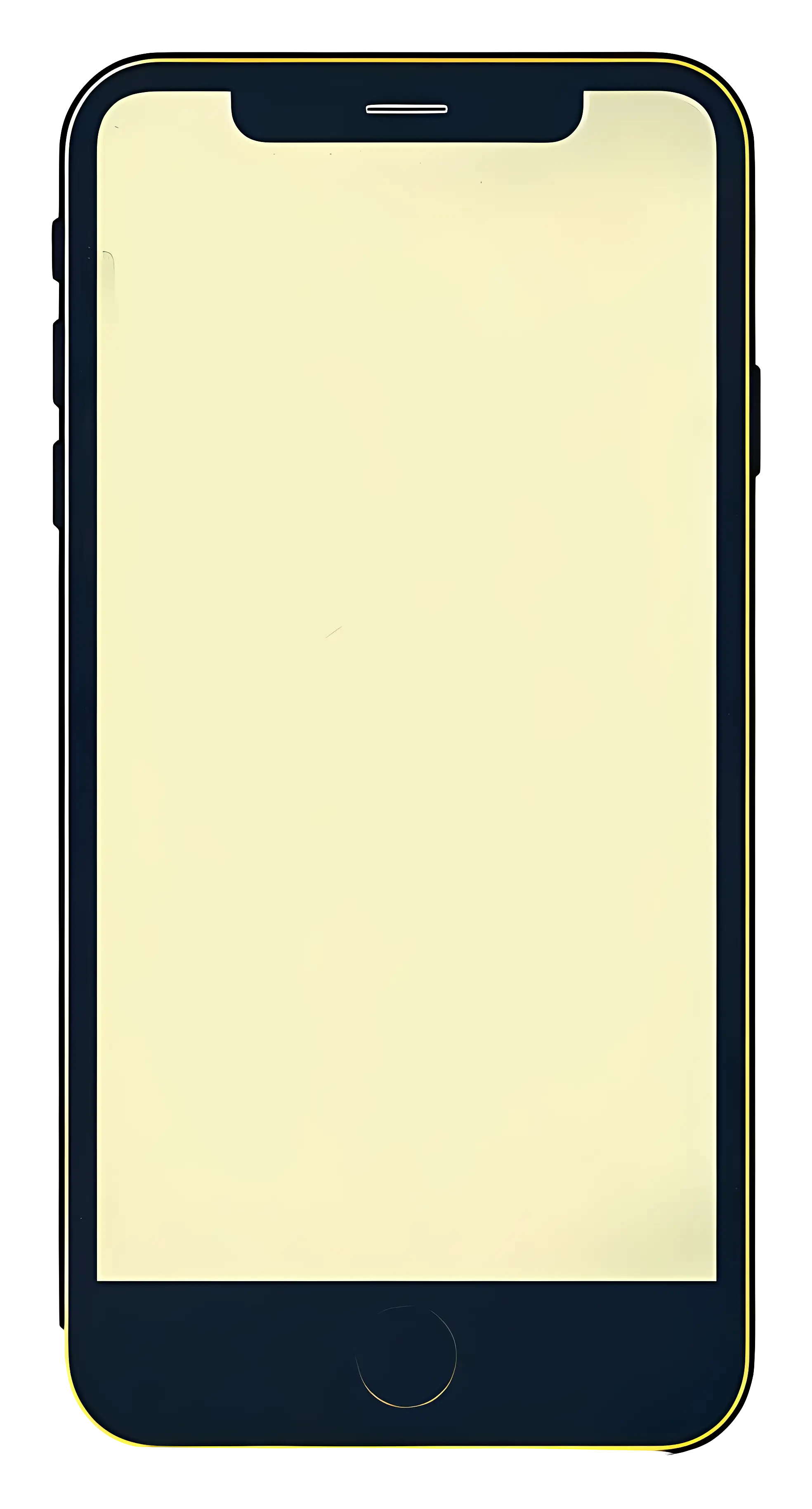 Blank Smartphone in Minimal Design