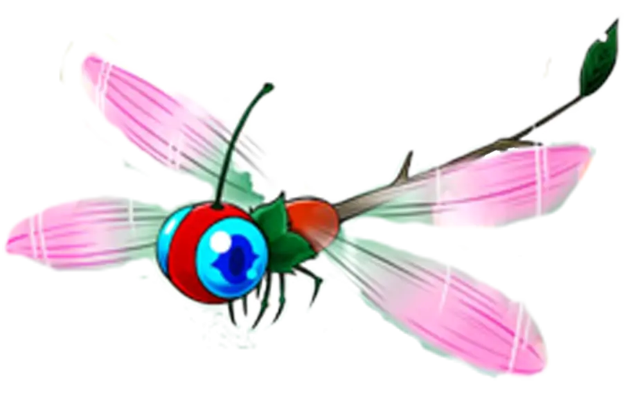 Colorful Cartoon Dragonfly