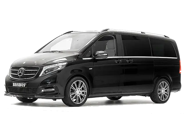 Sleek Black Luxury Van for Premium Transportation