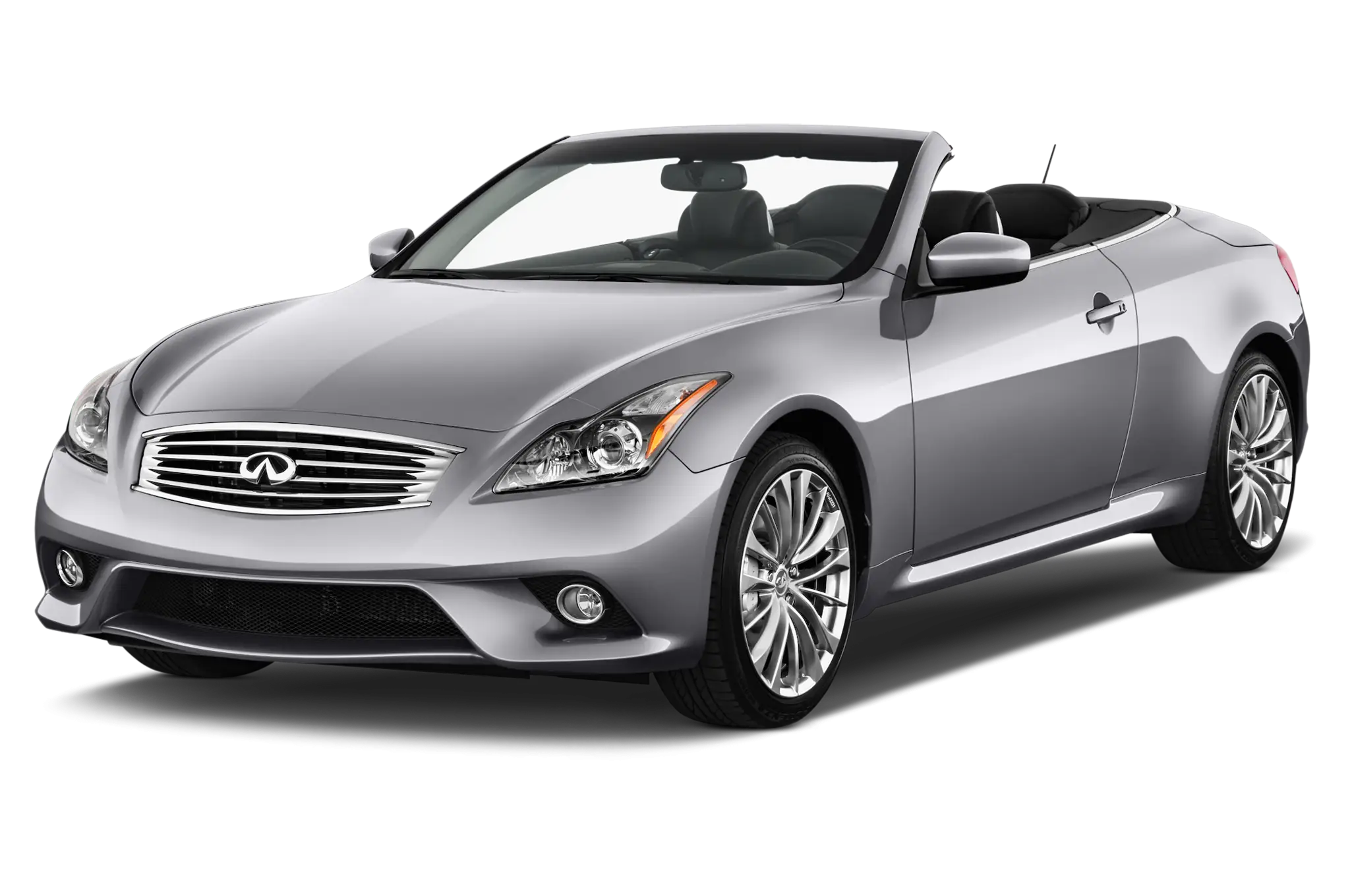 Silver Convertible Car in Sleek Design