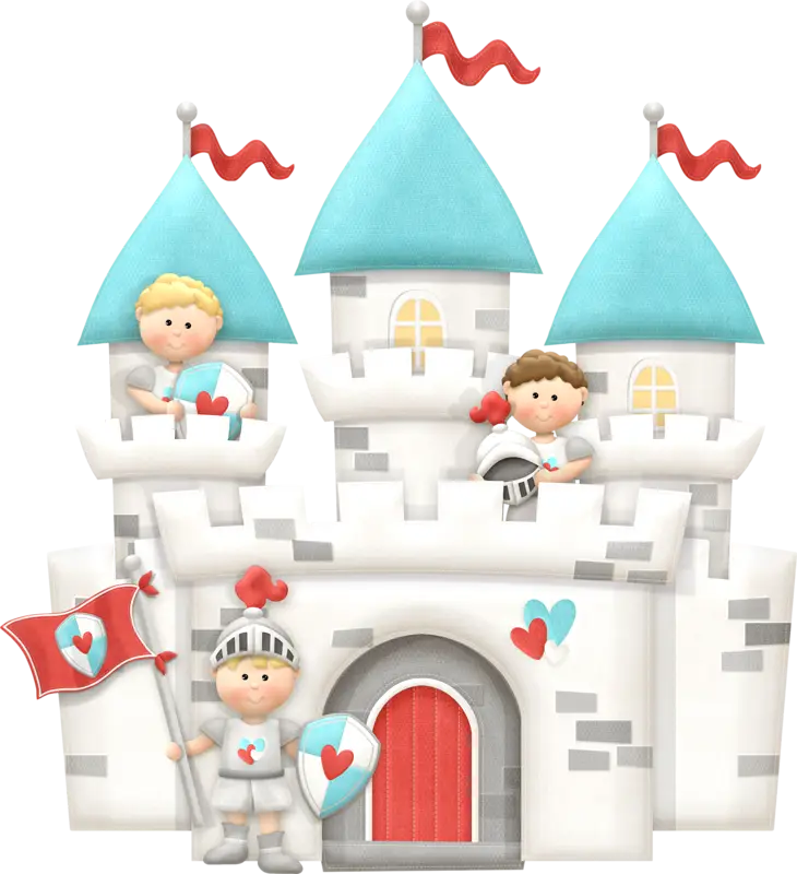 Cute Castle with Knights