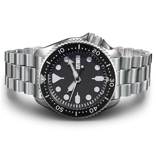 Stylish Wristwatch with Metal Band