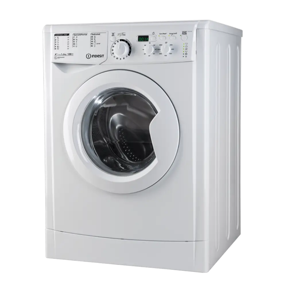 Modern White Washing Machine Appliance