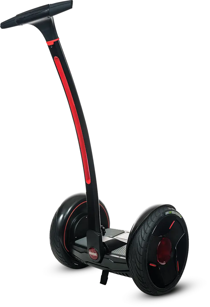 Black and Red Segway for Personal Transportation