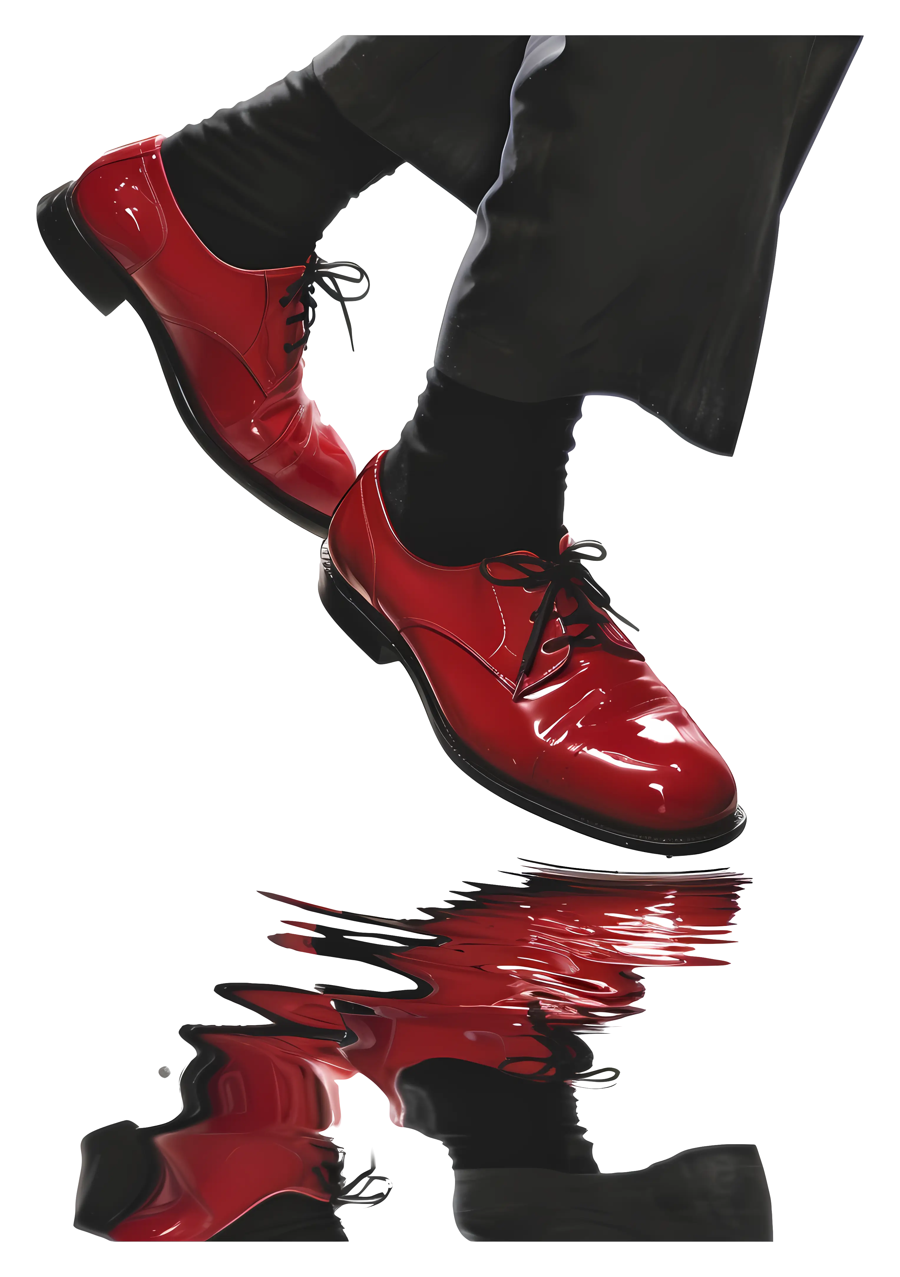Stylish Red Dancing Shoes