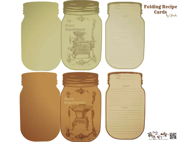 Mason Jar Recipe Cards