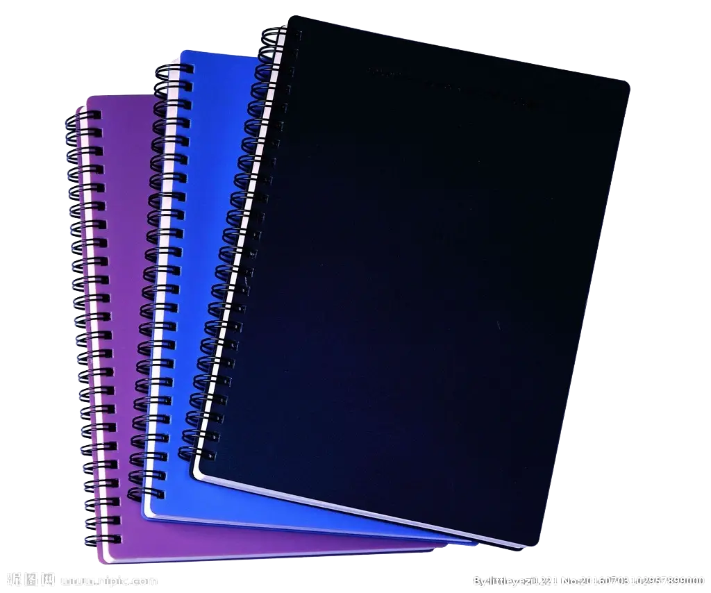 Colorful Spiral-Bound Notebooks