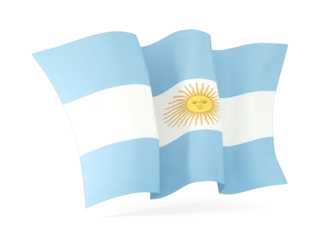 Waving Argentina Flag