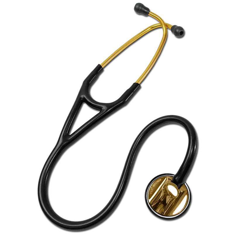 Black and Gold Stethoscope Illustration