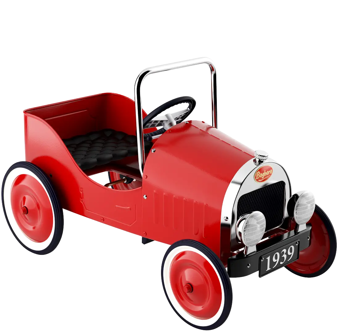 Vintage Red Toy Pedal Car
