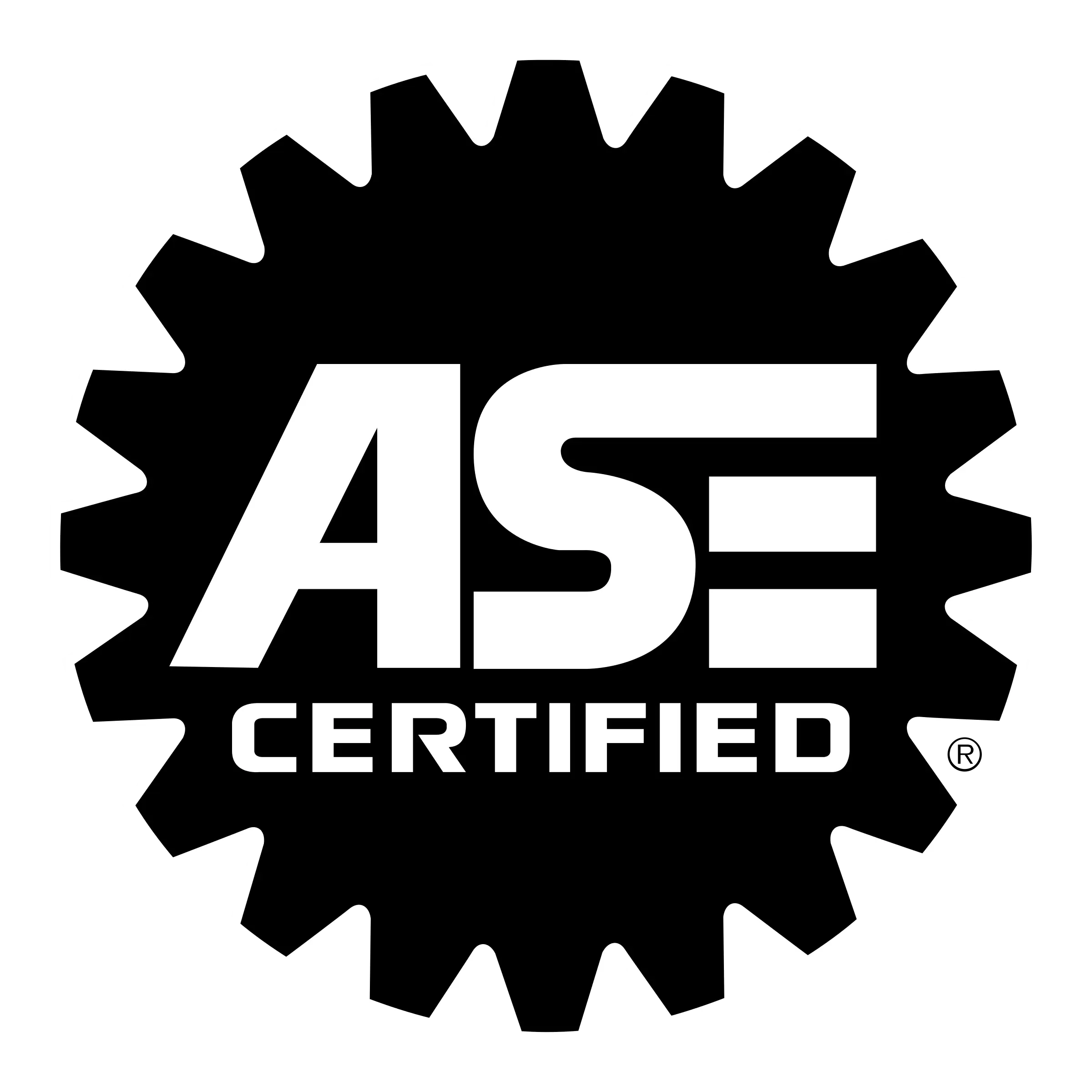 ASE Certified Gear Logo