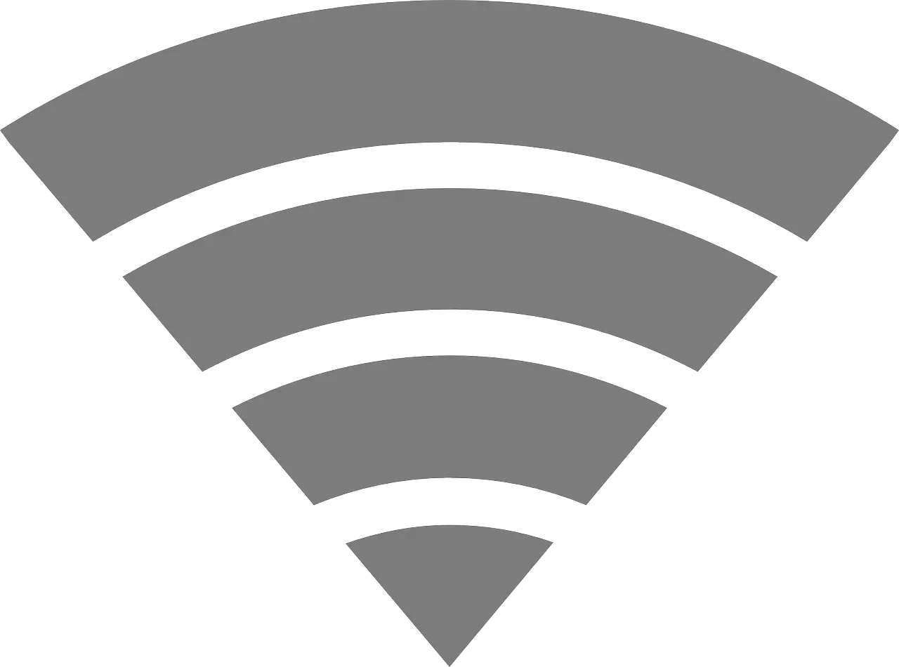 Grey Wifi Signal Illustration
