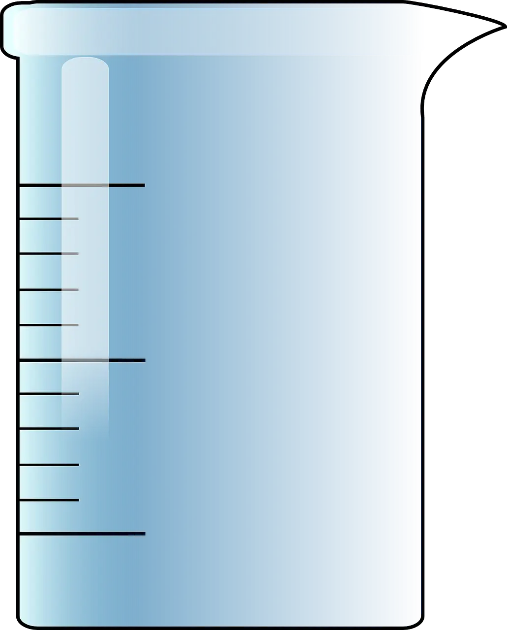 Translucent Measuring Beaker for Science