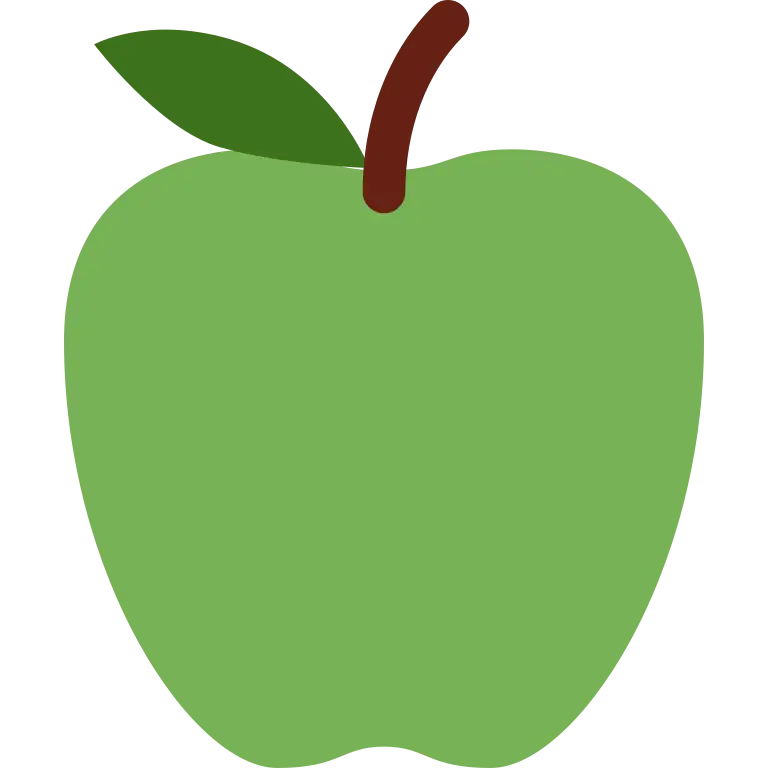 Fresh Green Apple Illustration