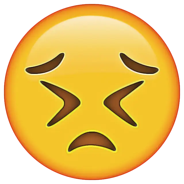 Pained Face Emoji