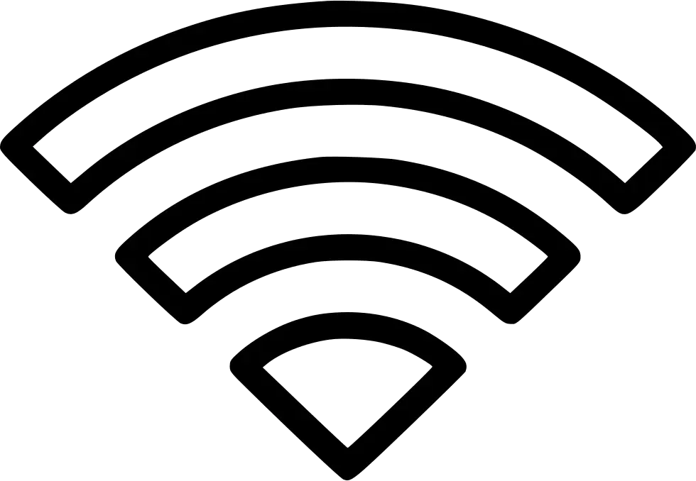 Black Wifi Signal Icon