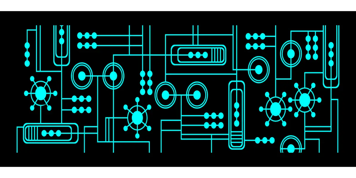 Futuristic Circuit Board Design