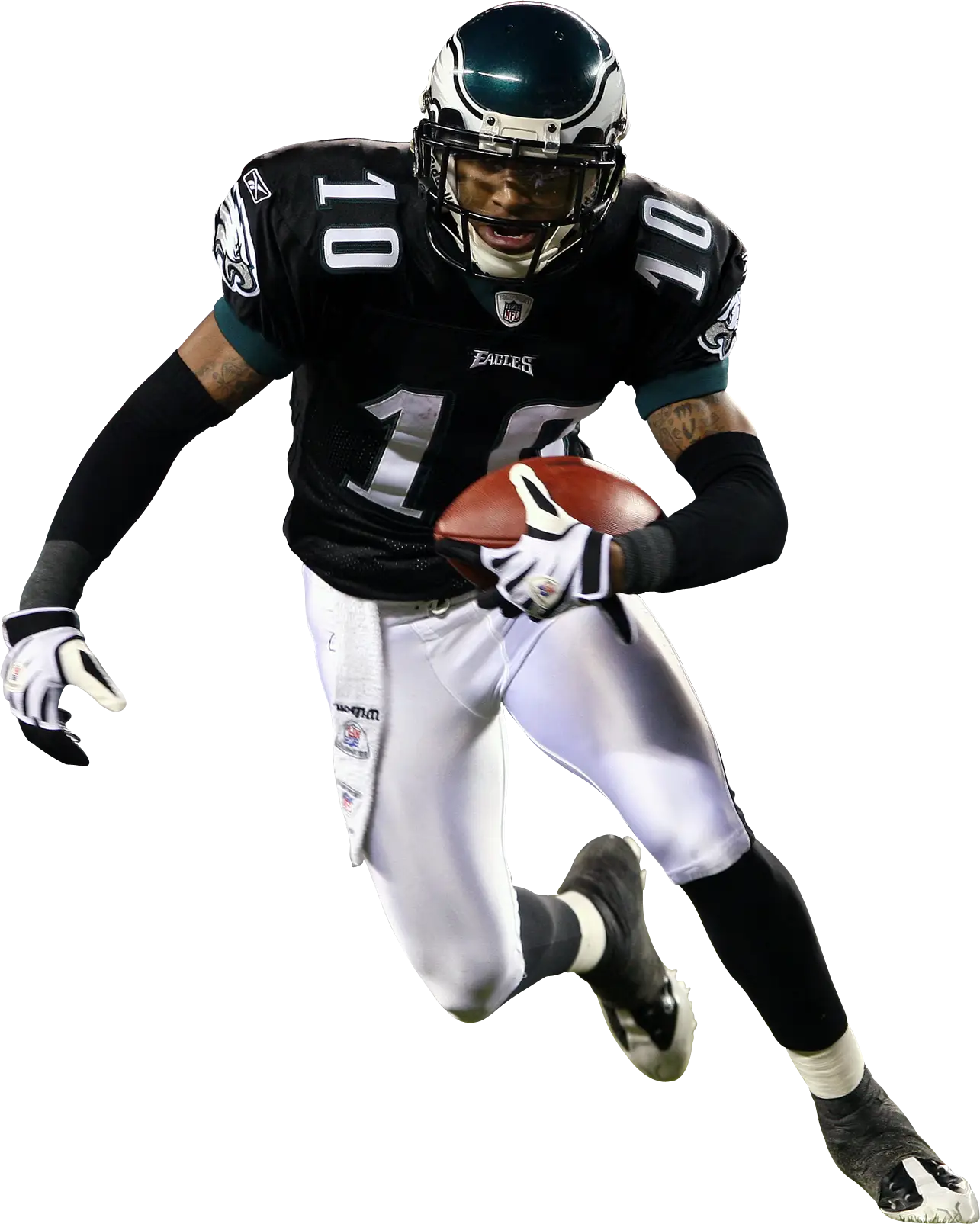 Football Player Running with Ball