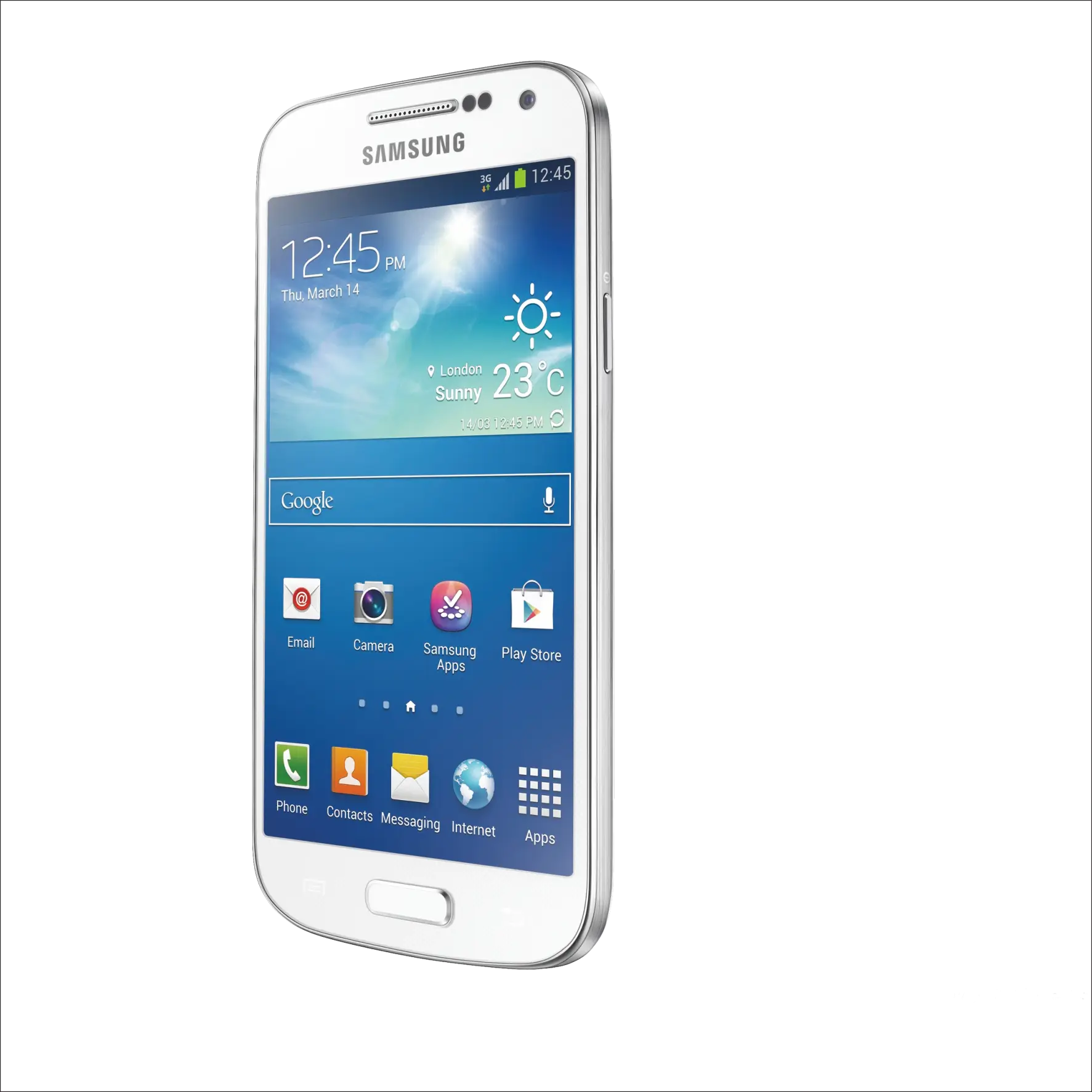 Samsung Smartphone with Apps