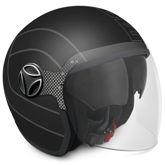 Black Motorcycle Helmet
