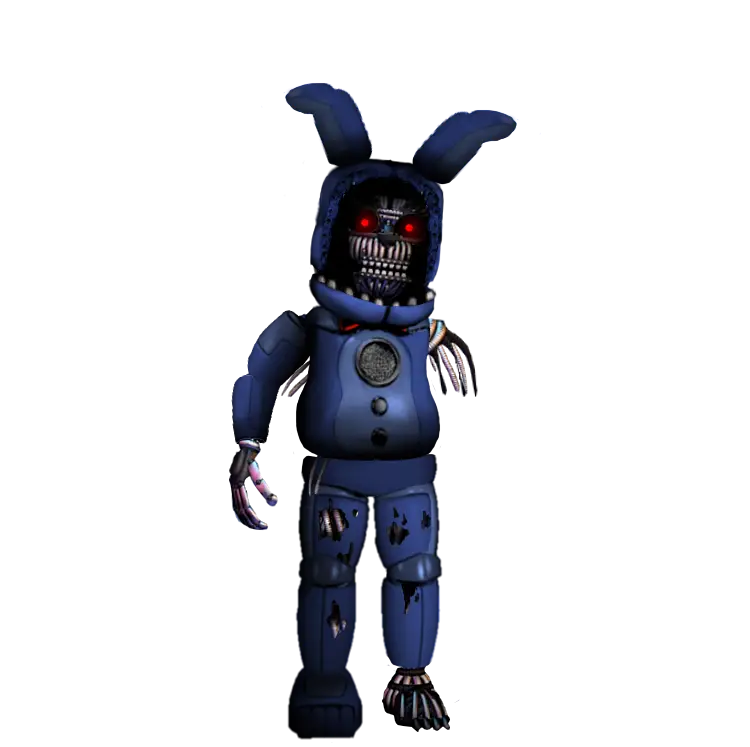 Robotic Blue Bunny Character Design