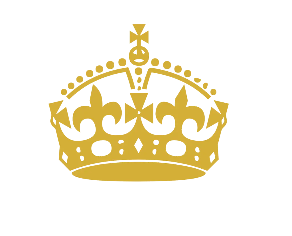 Golden Royal Crown Design