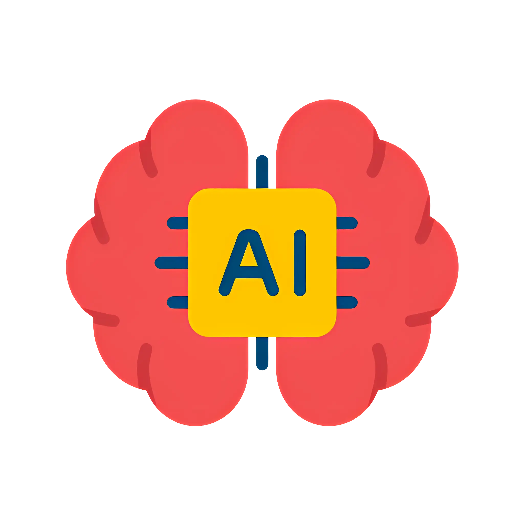 AI Brain Illustration