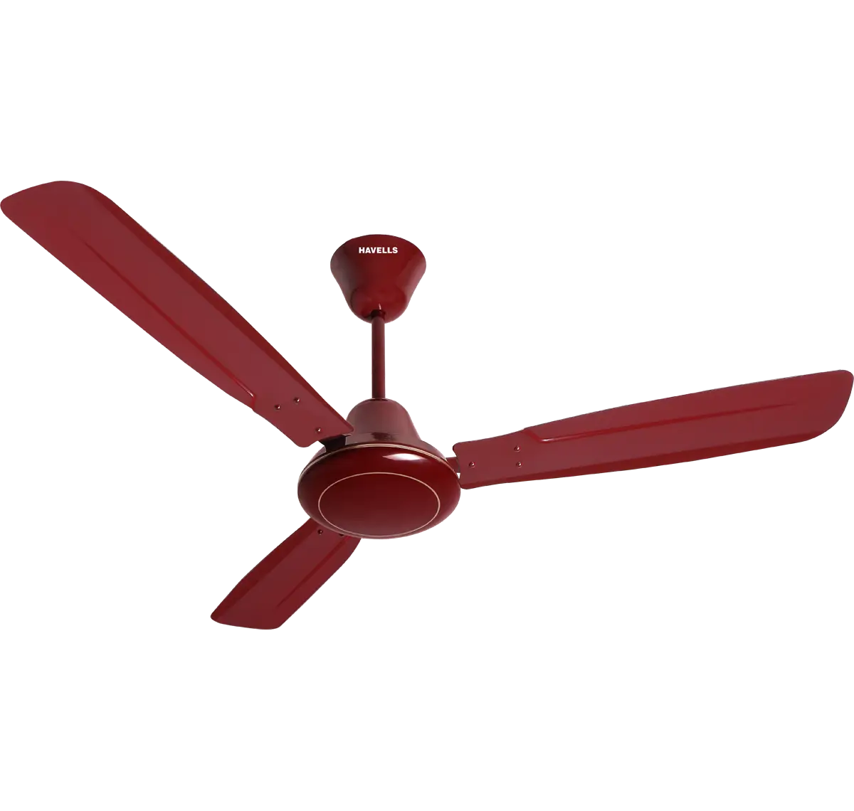 Red Ceiling Fan for Home Cooling