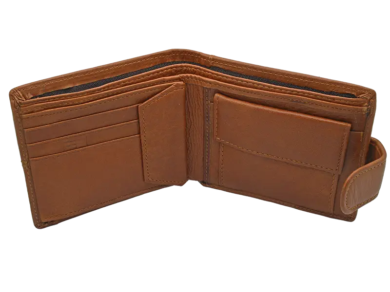 Brown Leather Wallet for Everyday Use