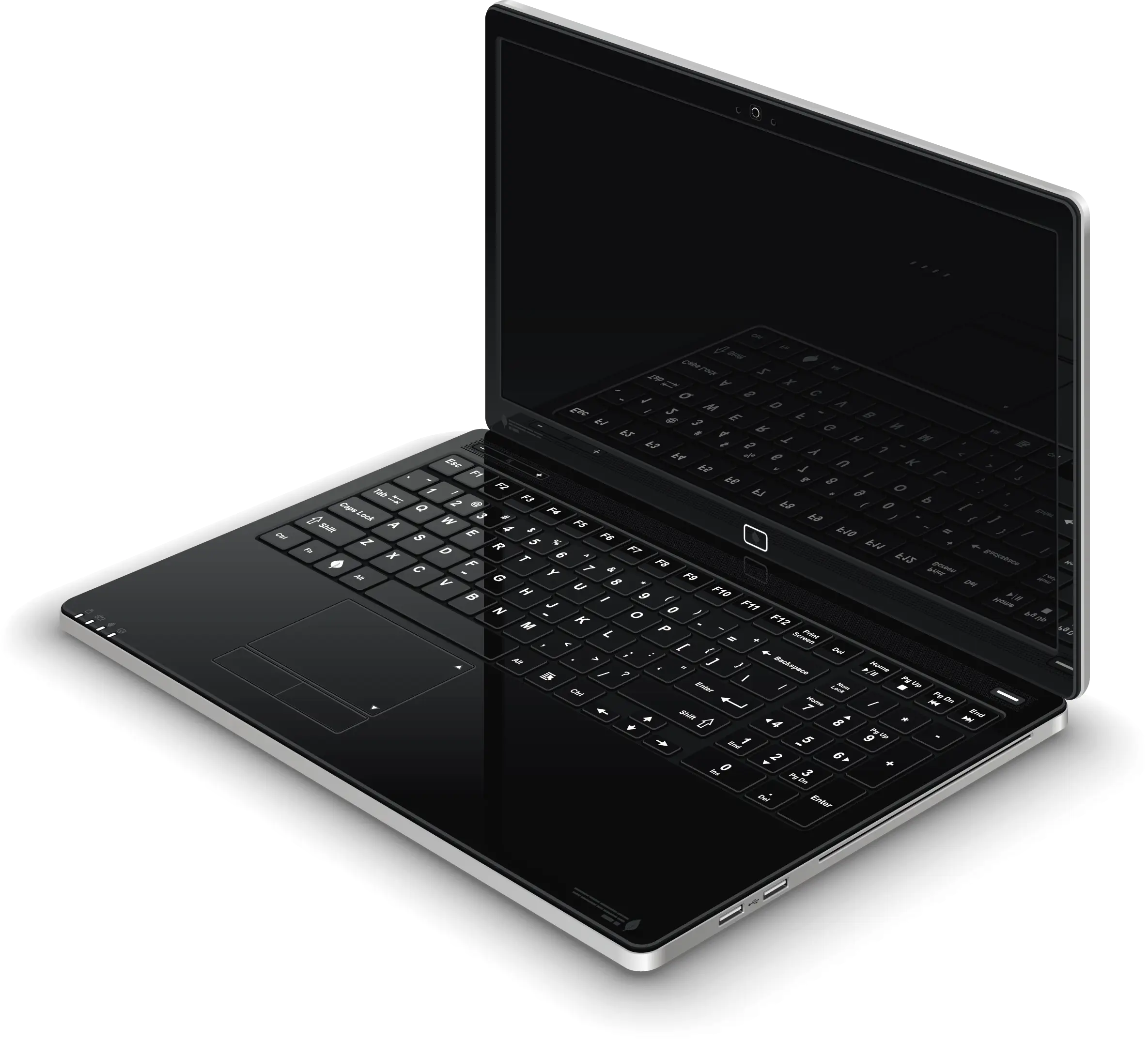 Black Modern Laptop for Technology Enthusiasts