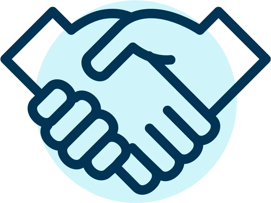Handshake Icon Symbolizing Agreement and Unity
