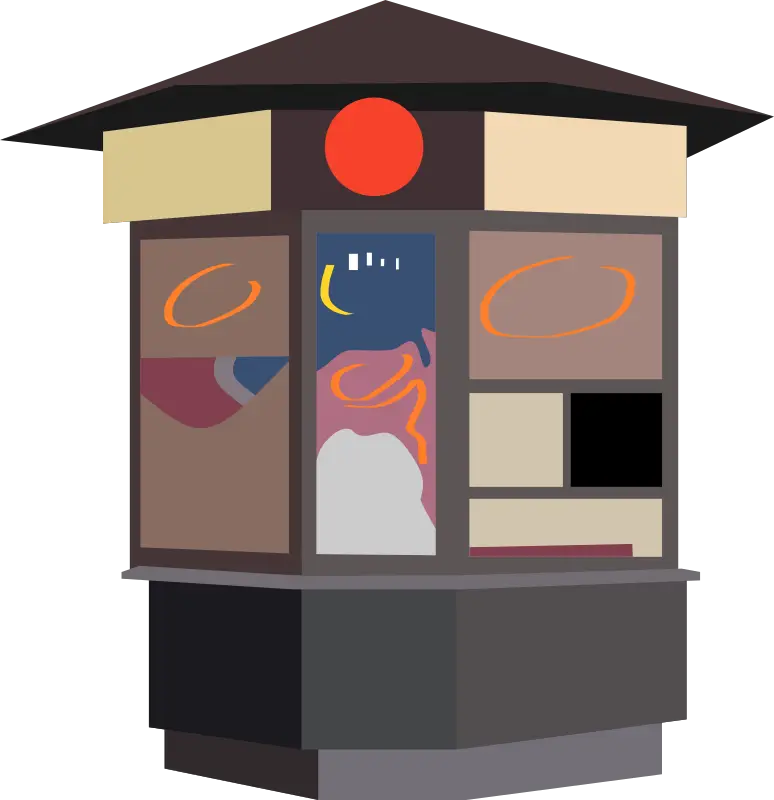 Modern Kiosk Booth
