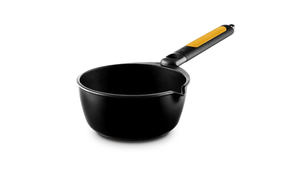 Black Saucepan with Handle