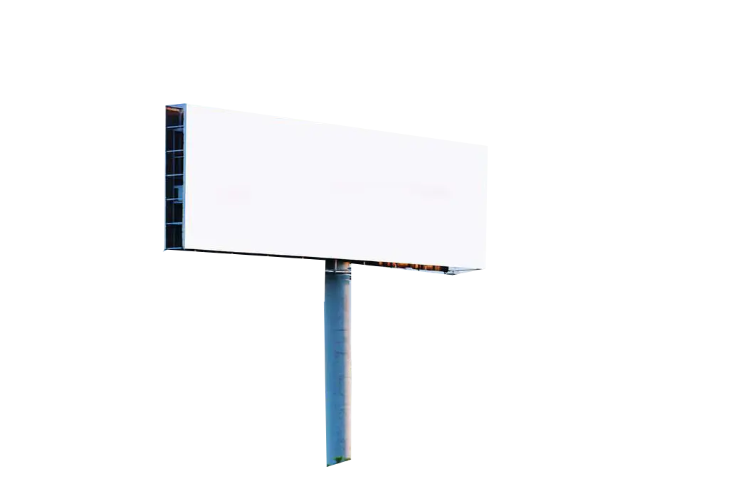 White Billboard Sign for Outdoor Advertising