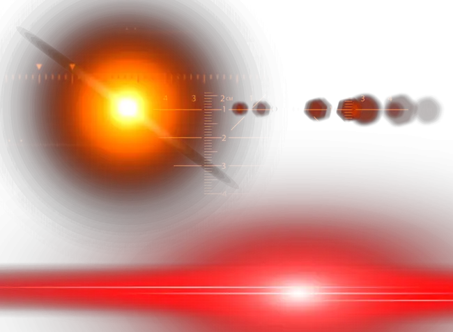Red and Orange Light Effects