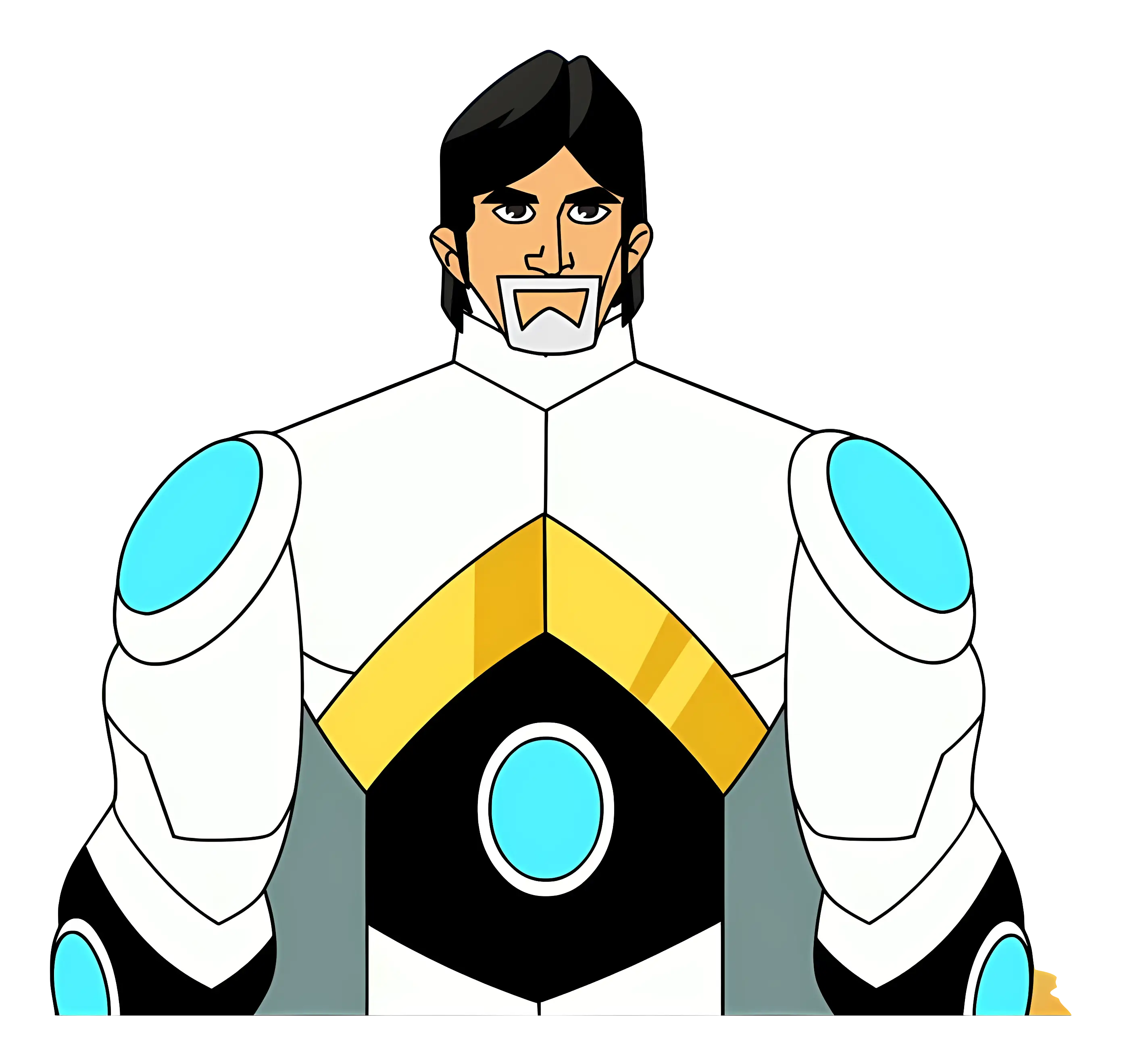 Armored Superhero Character
