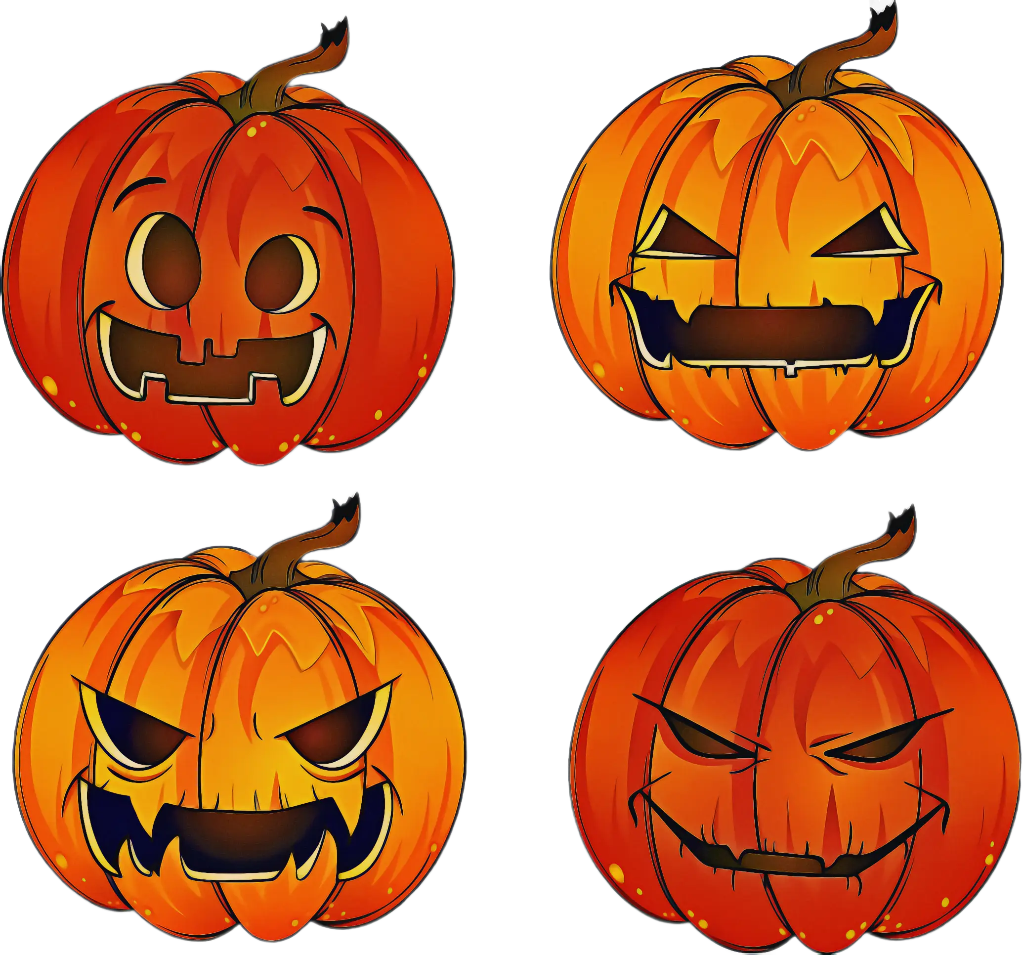 Halloween Pumpkin Faces