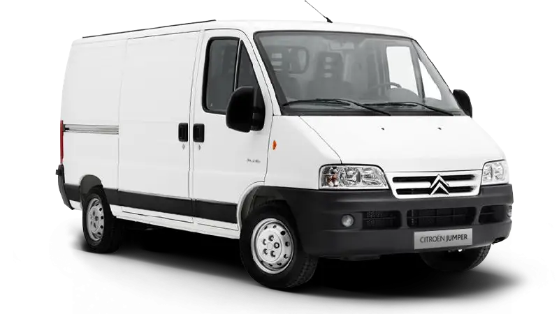 White Commercial Delivery Van