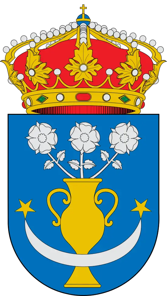 Royal Coat of Arms with Crown and Roses