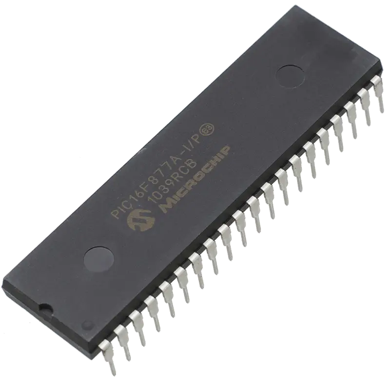Black Integrated Circuit for Electronics Use