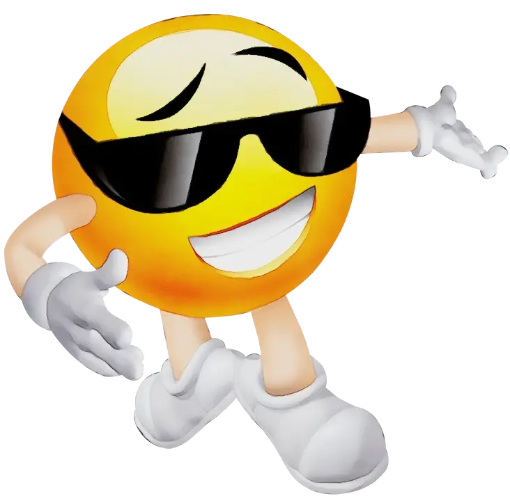 Cool Emoji with Sunglasses