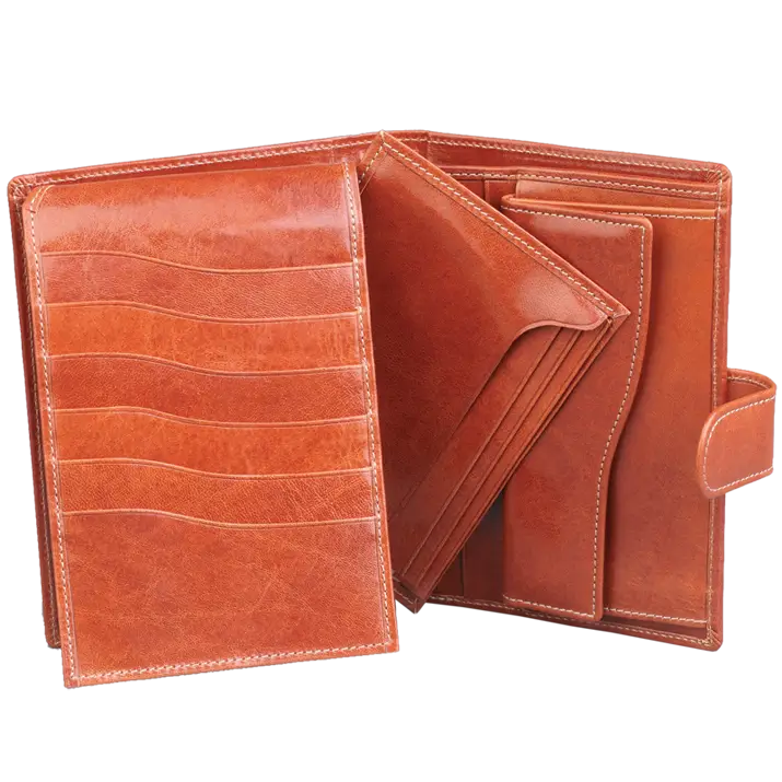 Elegant Brown Leather Wallet