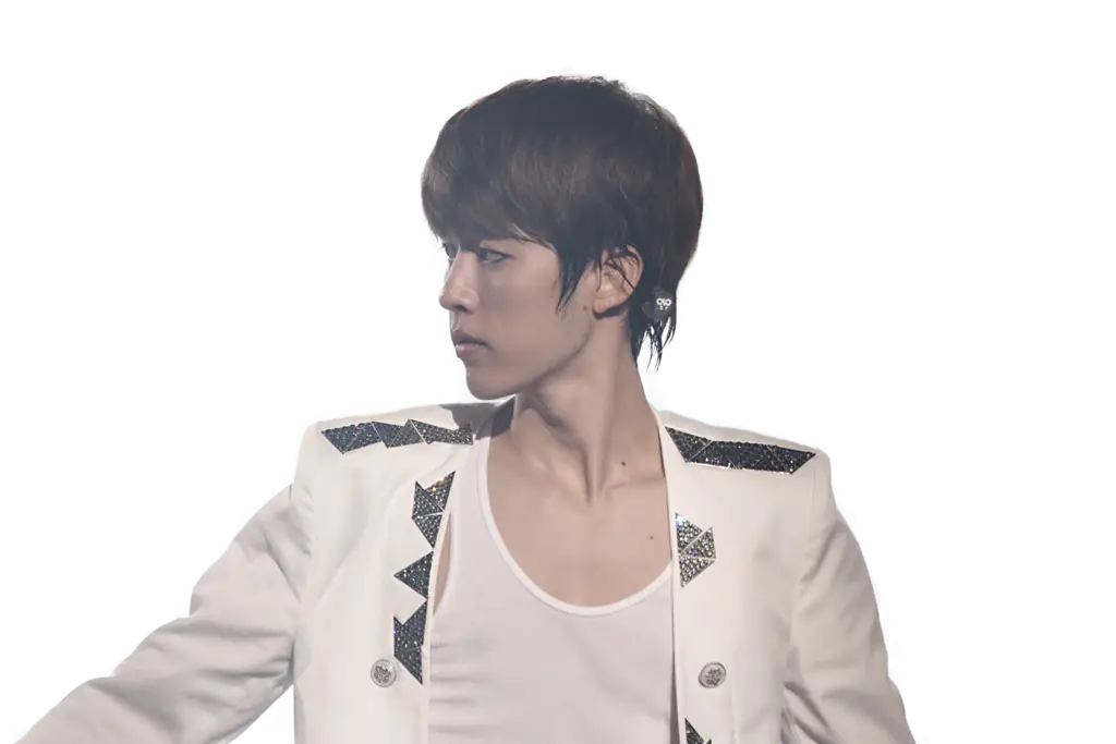 Performer in White Jacket