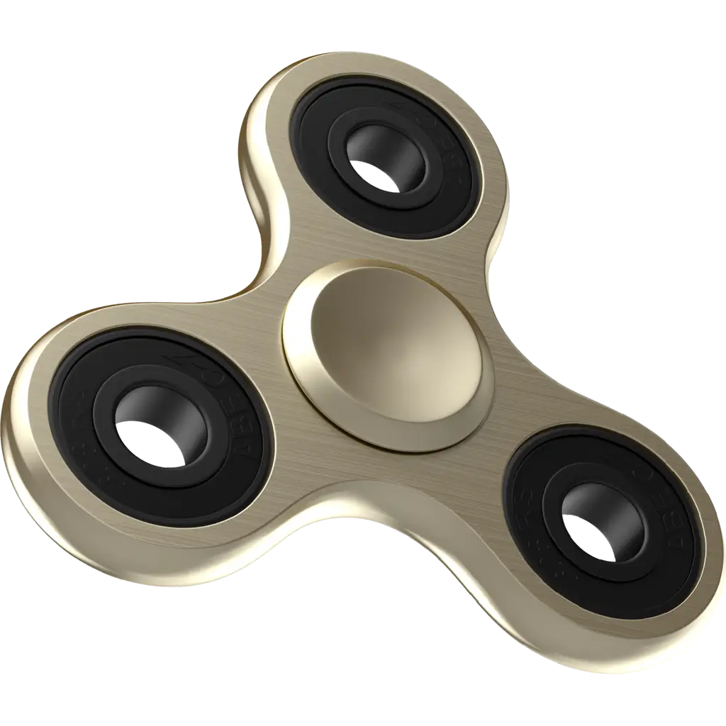 Gold Metallic Fidget Spinner