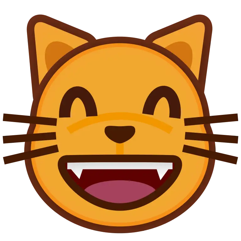 Smiling Cat Emoji Icon