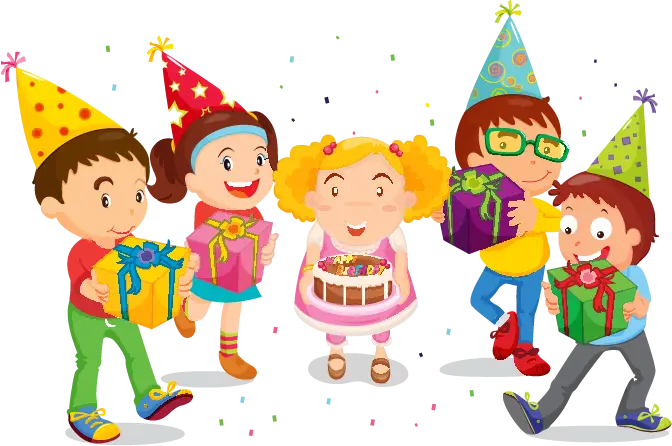 Children Celebrating a Birthday Party