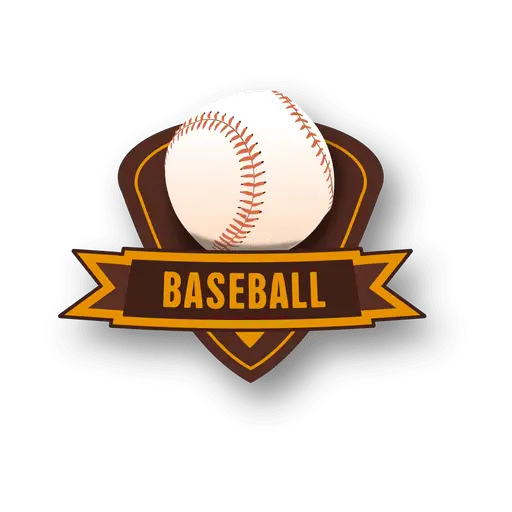Baseball Badge Emblem