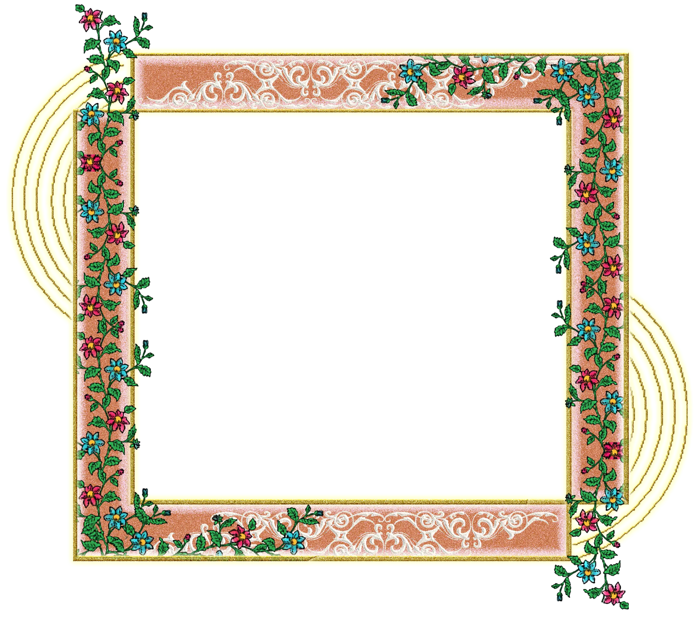 Ornamental Decorative Floral Frame Design