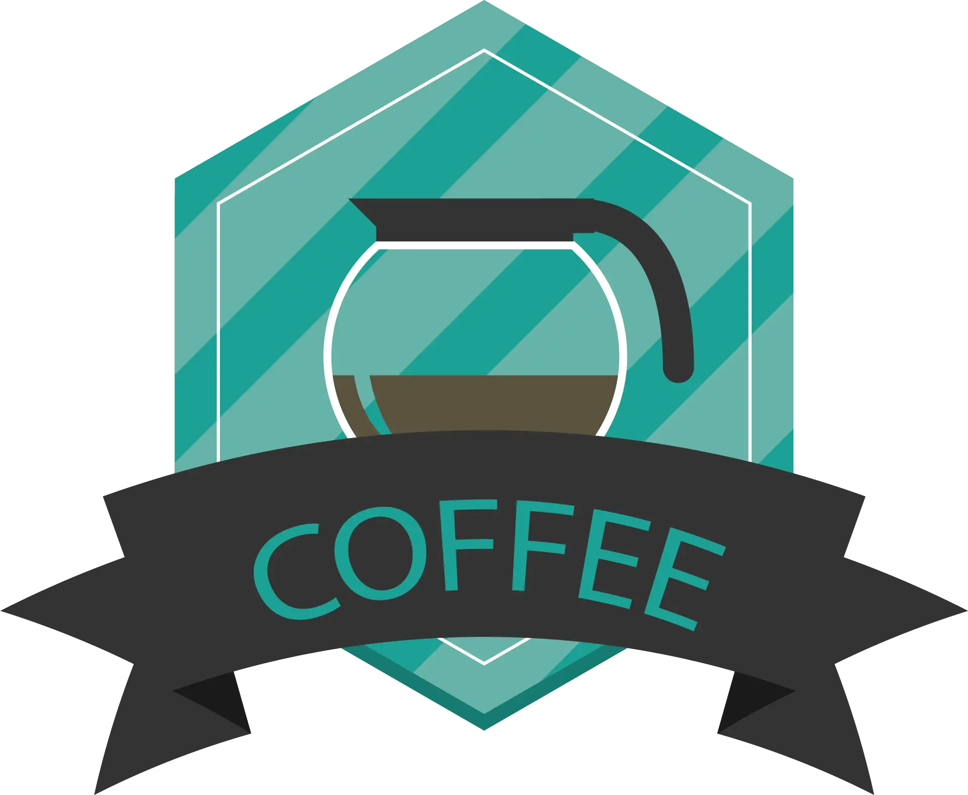 Coffee Badge with Banner